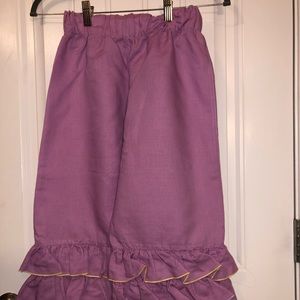 Matilda Jane purple ruffle pants